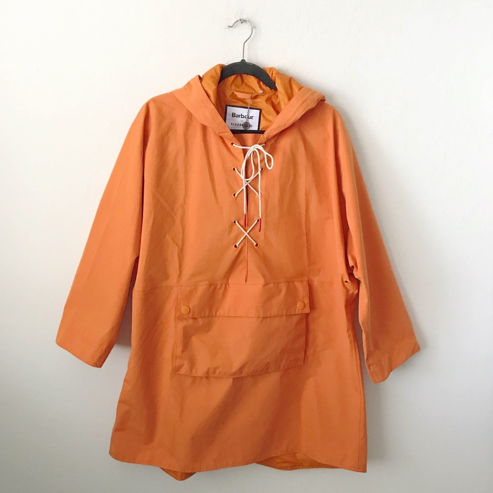 Barbour by ALEXACHUNG Pip Nylon Smock in Marigold